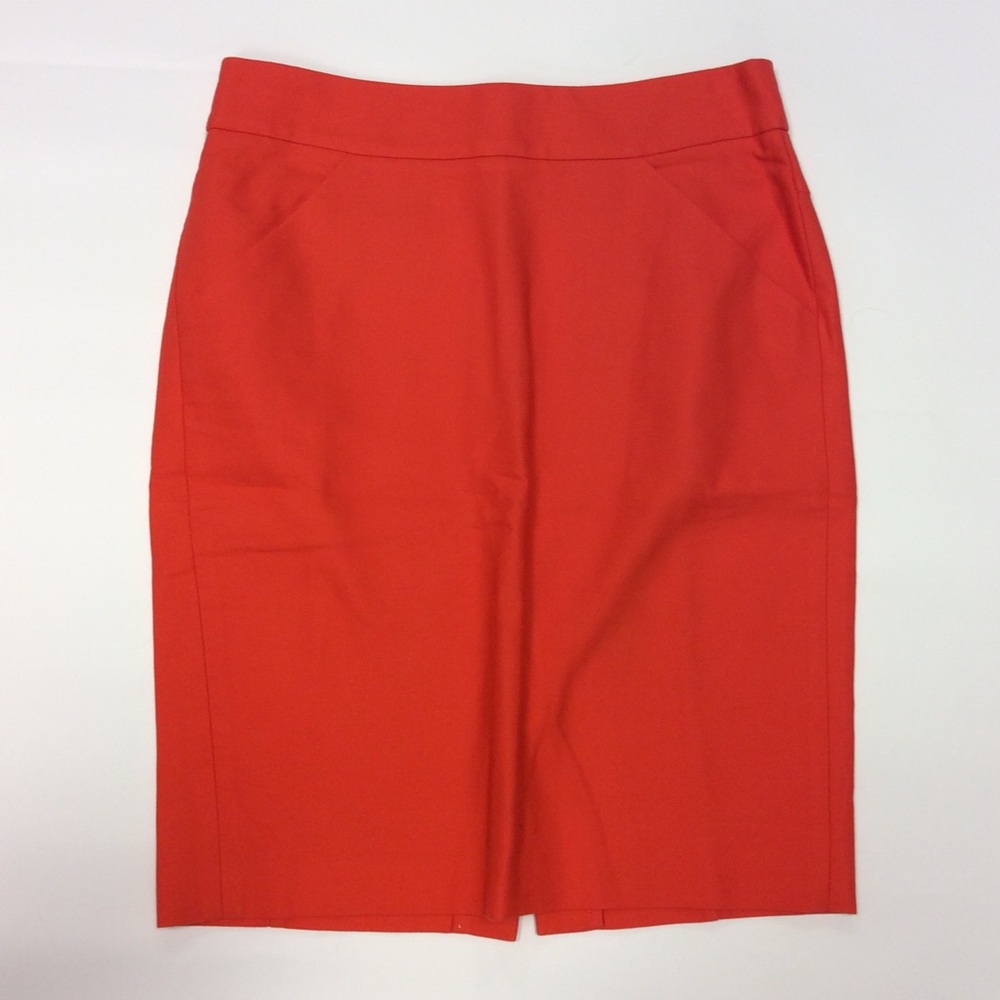 {2} J. Crew Factory Orange Pencil Skirt